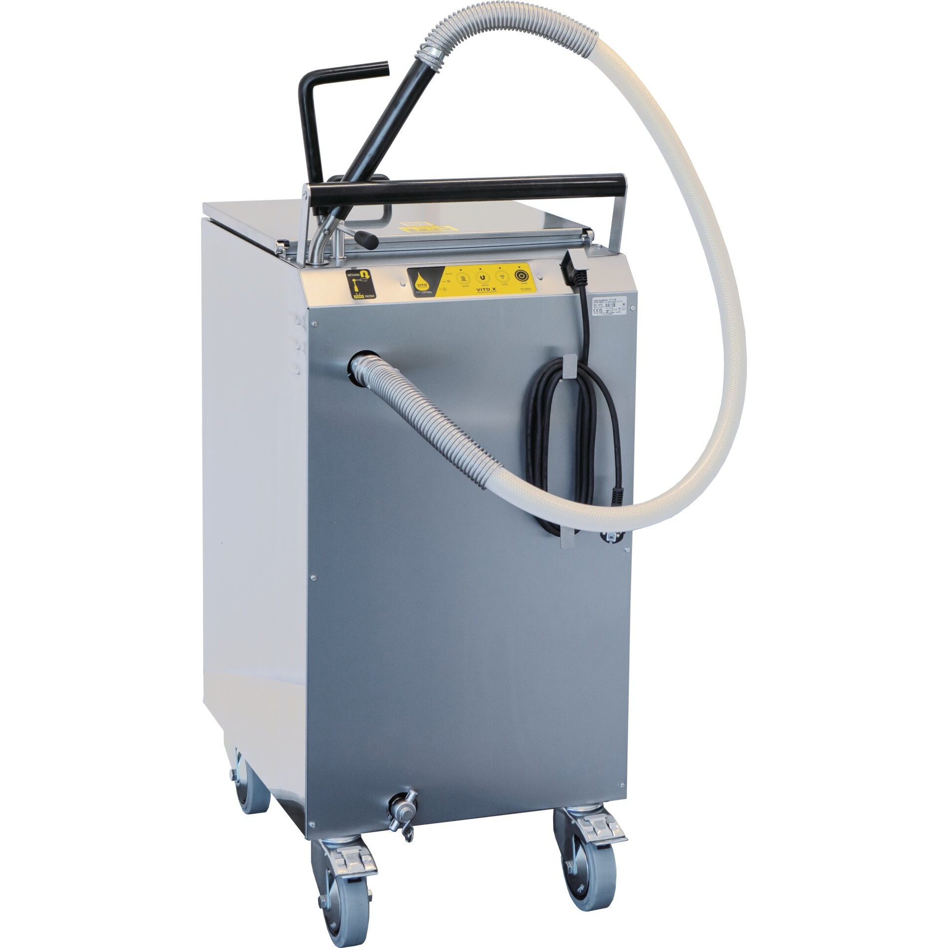 Frittierölfilter Vito XM / Leistung bis zu 30,00 l/min. / Tankvolumen 100,00 l